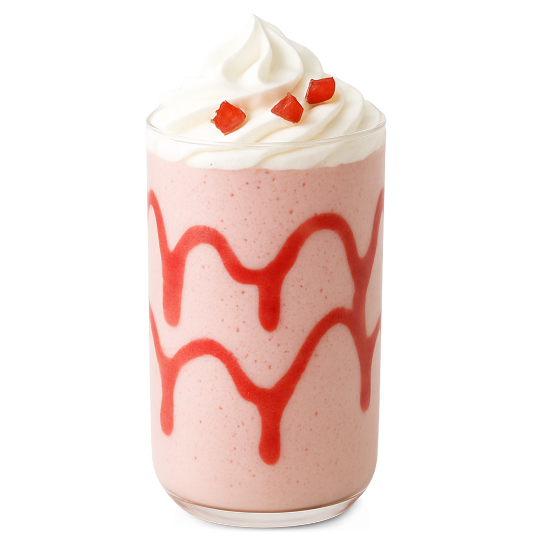 Çilekli Milkshake1 MILKSHAKE STRAWBERRY - Görsel 1